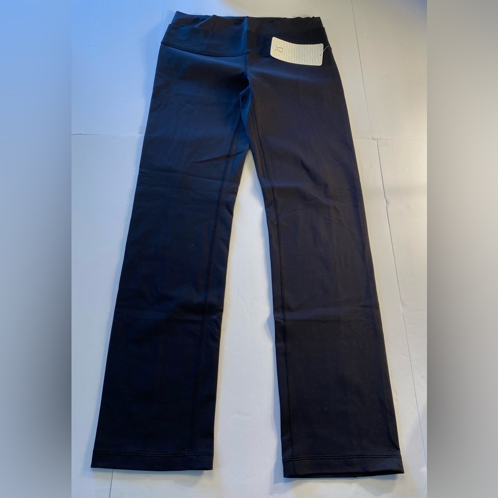 Lululemon Straight-up Pants  Black  size 12  NWT